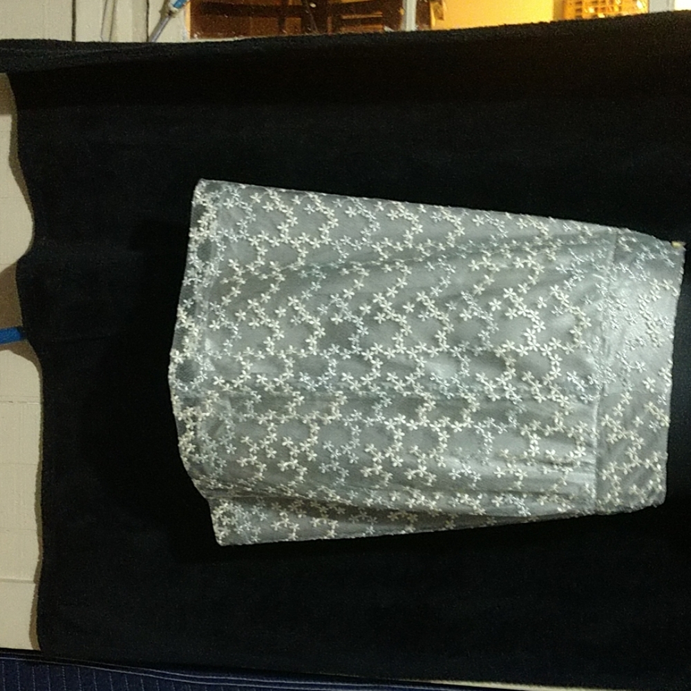 Metallic skirt